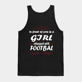 Football girl gift women tackle women Tank Top